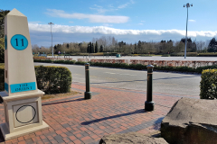 Deserted parking lot at Trafford Centre due to coronavirus