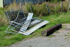 Farm-railings-and-telegraph-pole