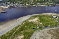 Fairbourne Railway, aerial shot