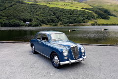 Vintage car in a rural setting