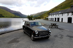 Vintage car in a rural setting